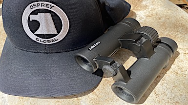 Osprey Global 10x26 binoculars outside
