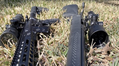 Osprey Global Tactical Series Riflescopes Mounted