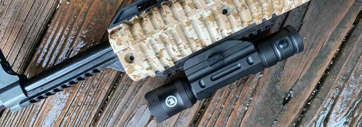osprey scope tactical light mounted